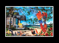 Birds in Paradise Art Print