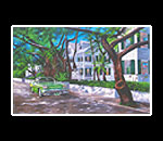 Banyan House Matted Print