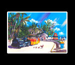 Conch Train  Matted Print