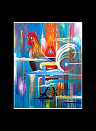 Truman Rooster Print